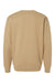 Independent Trading Company IND3000 Mens Crewneck Sweatshirt Sandstone Brown Flat Back