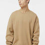 Independent Trading Company Mens Crewneck Sweatshirt - Sandstone Brown