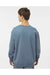 Independent Trading Co. IND3000 Mens Crewneck Sweatshirt Storm Blue Model Back