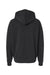 Independent Trading Company IND280SL Mens Avenue Hooded Sweatshirt Hoodie w/ Pouch Pocket Black Flat Back