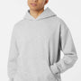 Independent Trading Company Mens Avenue Hooded Sweatshirt Hoodie w/ Pouch Pocket - Heather Grey
