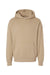 Independent Trading Company IND280SL Mens Avenue Hooded Sweatshirt Hoodie w/ Pouch Pocket Sandstone Brown Flat Front