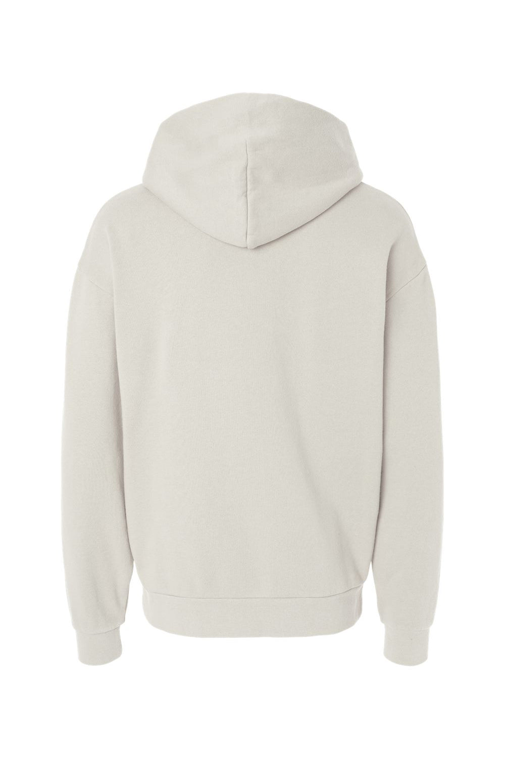 Independent Trading Company IND280SL Mens Avenue Hooded Sweatshirt Hoodie w/ Pouch Pocket Ivory Flat Back