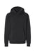 Independent Trading Company IND420XD Mens Mainstreet Hooded Sweatshirt Hoodie w/ Pouch Pocket Black Flat Front