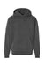 Independent Trading Co. IND420XD Mens Mainstreet Hooded Sweatshirt Hoodie Pigment Black Flat Front