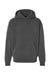 Independent Trading Company IND420XD Mens Mainstreet Hooded Sweatshirt Hoodie w/ Pouch Pocket Pigment Black Flat Front