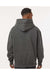 Independent Trading Co. IND420XD Mens Mainstreet Hooded Sweatshirt Hoodie Pigment Black Model Back