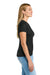 Next Level NL6710/6710 Womens Jersey Short Sleeve Crewneck T-Shirt Black Model Side