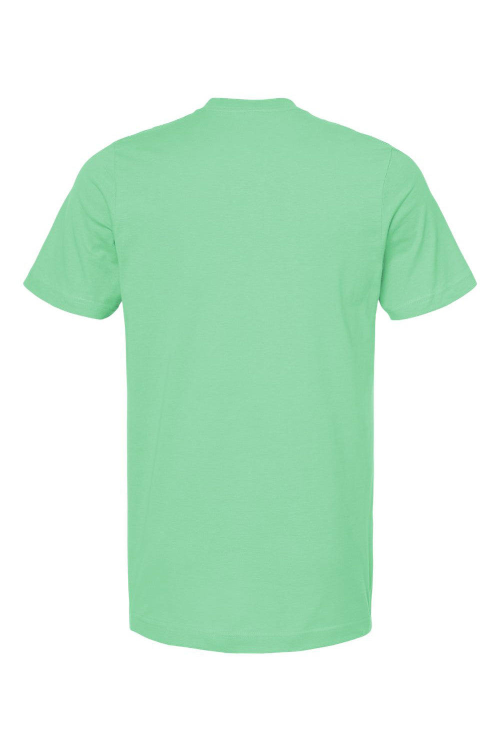 Tultex 602 Mens Short Sleeve Crewneck T-Shirt Light Mint Green Flat Back