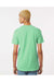 Tultex 602 Mens Short Sleeve Crewneck T-Shirt Light Mint Green Model Back