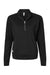 Adidas A1002 Womens Ultimate365 1/4 Zip Sweatshirt w/ Pockets Black Flat Front