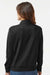 Adidas A1002 Womens Ultimate365 1/4 Zip Sweatshirt w/ Pockets Black Model Back