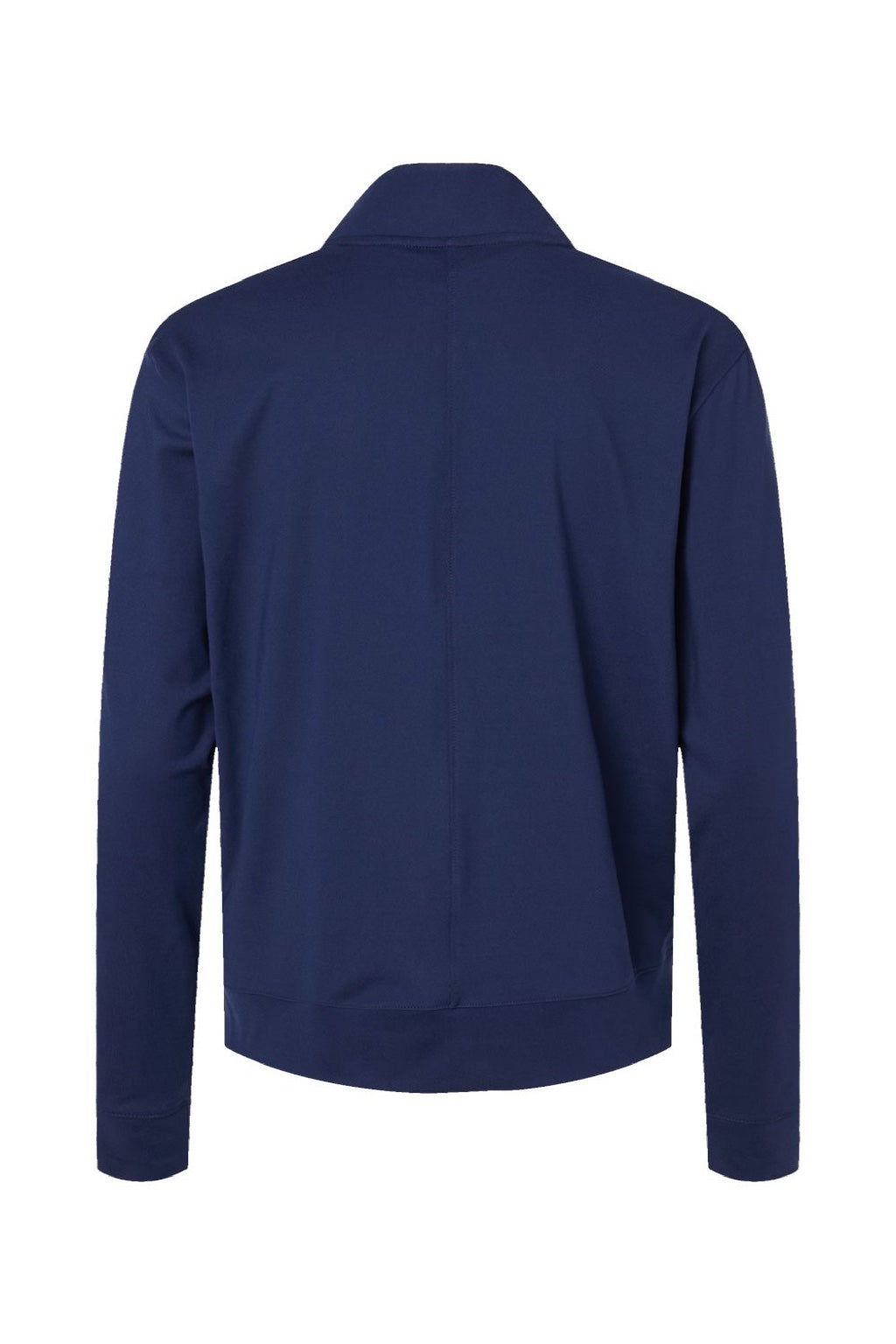 Adidas A1002 Womens Ultimate365 1/4 Zip Sweatshirt w/ Pockets Collegiate Navy Blue Flat Back