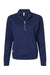 Adidas A1002 Womens Ultimate365 1/4 Zip Sweatshirt w/ Pockets Collegiate Navy Blue Flat Front