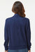Adidas A1002 Womens Ultimate365 1/4 Zip Sweatshirt w/ Pockets Collegiate Navy Blue Model Back