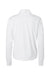 Adidas A1002 Womens Ultimate365 1/4 Zip Sweatshirt w/ Pockets White Flat Back
