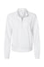 Adidas A1002 Womens Ultimate365 1/4 Zip Sweatshirt w/ Pockets White Flat Front