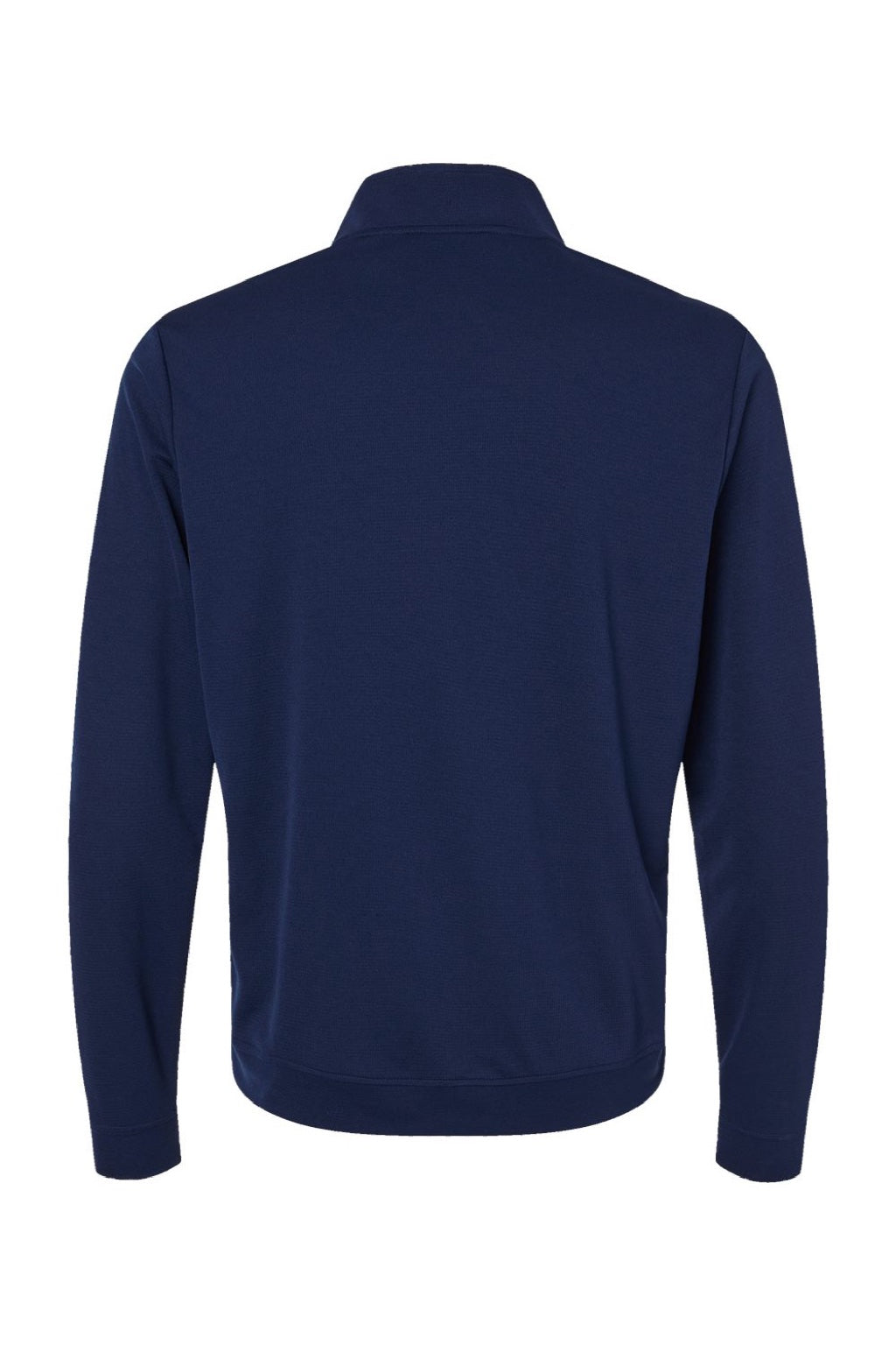 Adidas A2002 Mens 1/4 Zip Sweatshirt Collegiate Navy Blue/White Flat Back