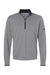 Adidas A2002 Mens 1/4 Zip Sweatshirt Grey/Black Flat Front