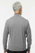 Adidas A2002 Mens 1/4 Zip Sweatshirt Grey/Black Model Back