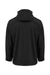 Dickies PH10 Mens Protect Wind & Water Resistant Full Zip Hooded Jacket Black Flat Back