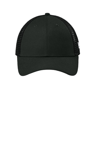 New Era Hats NE208 Mens Recycled Snapback Hat Flag Black Flat Front