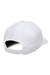 Flexfit Hats 110C Mens Moisture Wicking Adjustable Hat White Flat Back