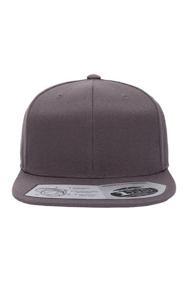 Flexfit Hats 110F/110FT Mens Adjustable Hat Dark Grey Flat Front