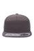 Flexfit Hats 110F/110FT Mens Adjustable Hat Dark Grey Flat Front