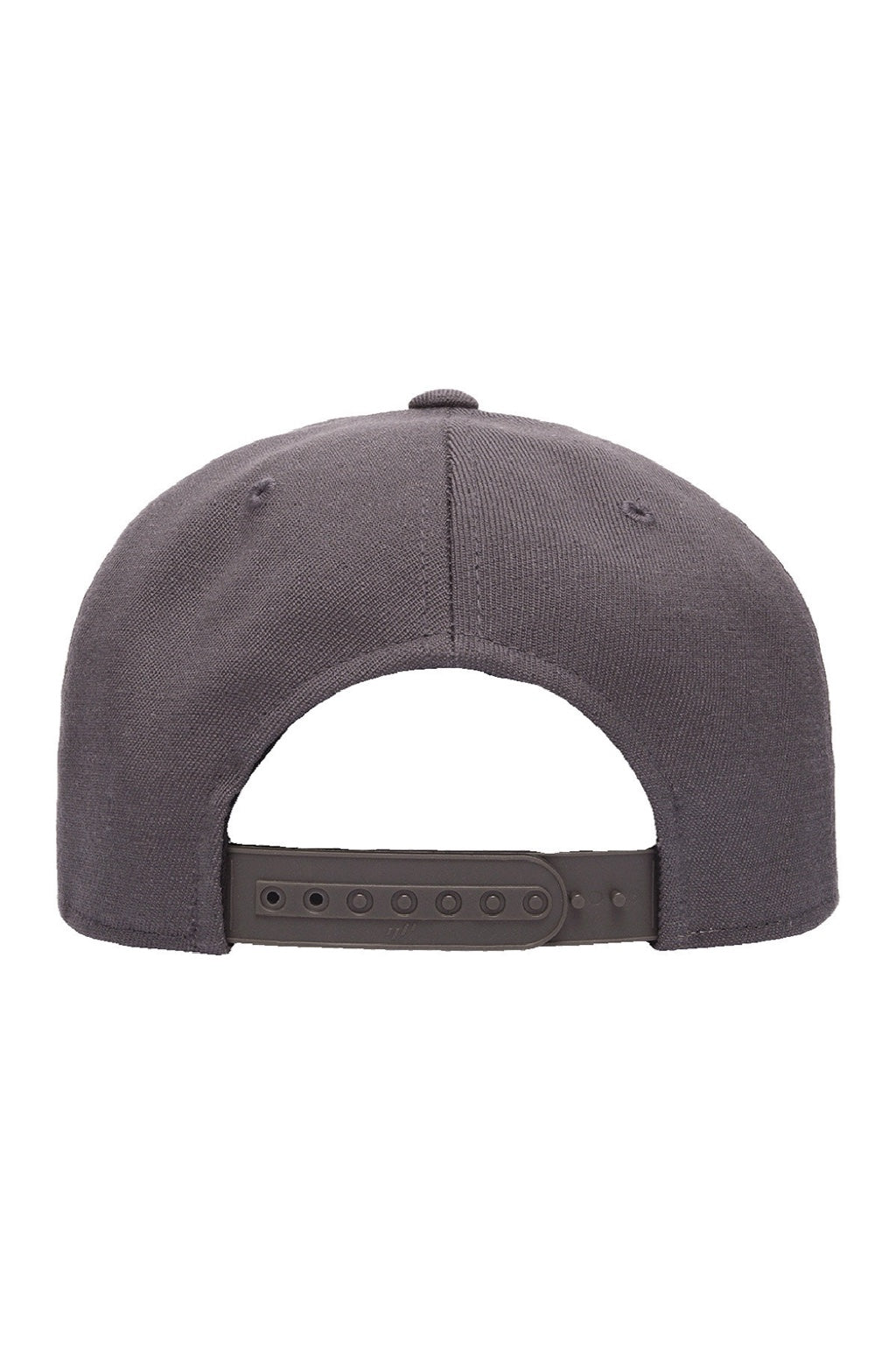 Flexfit Hats 110F/110FT Mens Adjustable Hat Dark Grey Flat Back