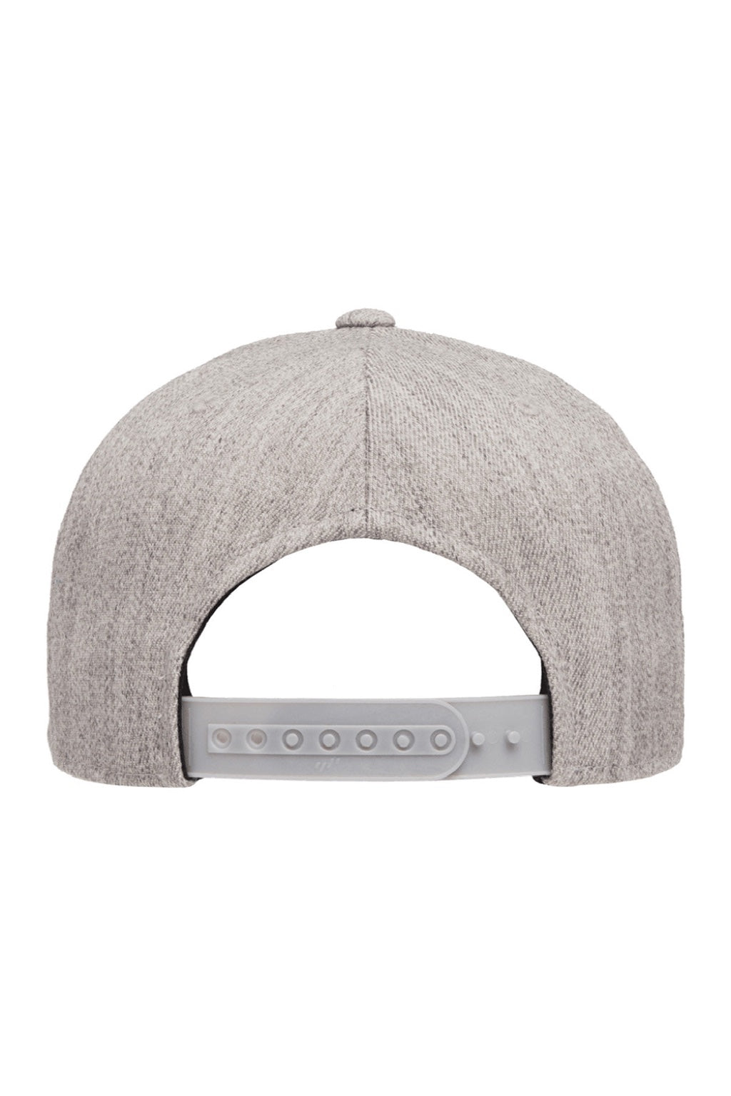 Flexfit Hats 110F/110FT Mens Adjustable Hat Heather Grey Flat Back