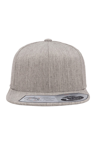 Flexfit Hats 110F/110FT Mens Adjustable Hat Heather Grey Flat Front