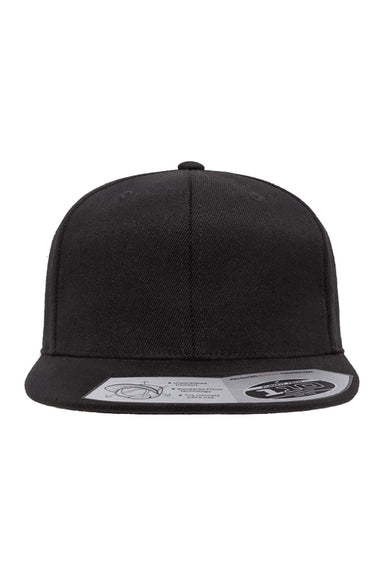 Flexfit Hats 110F/110FT Mens Adjustable Hat Black Flat Front