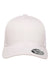 Flexfit Hats 110M/110MT Mens Mesh Snapback Trucker Hat White Flat Front