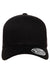 Flexfit Hats 110M/110MT Mens Mesh Snapback Trucker Hat Black Flat Front