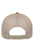 Flexfit Hats 110M/110MT Mens Mesh Snapback Trucker Hat Brown/Khaki Flat Back