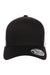 Flexfit Hats 110M/110MT Mens Mesh Snapback Trucker Hat Black/White Flat Front