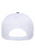 Flexfit Hats 110M/110MT Mens Mesh Snapback Trucker Hat Heather Grey/White Flat Back
