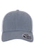 Flexfit Hats 110M/110MT Mens Mesh Snapback Trucker Hat Heather Grey/White Flat Front