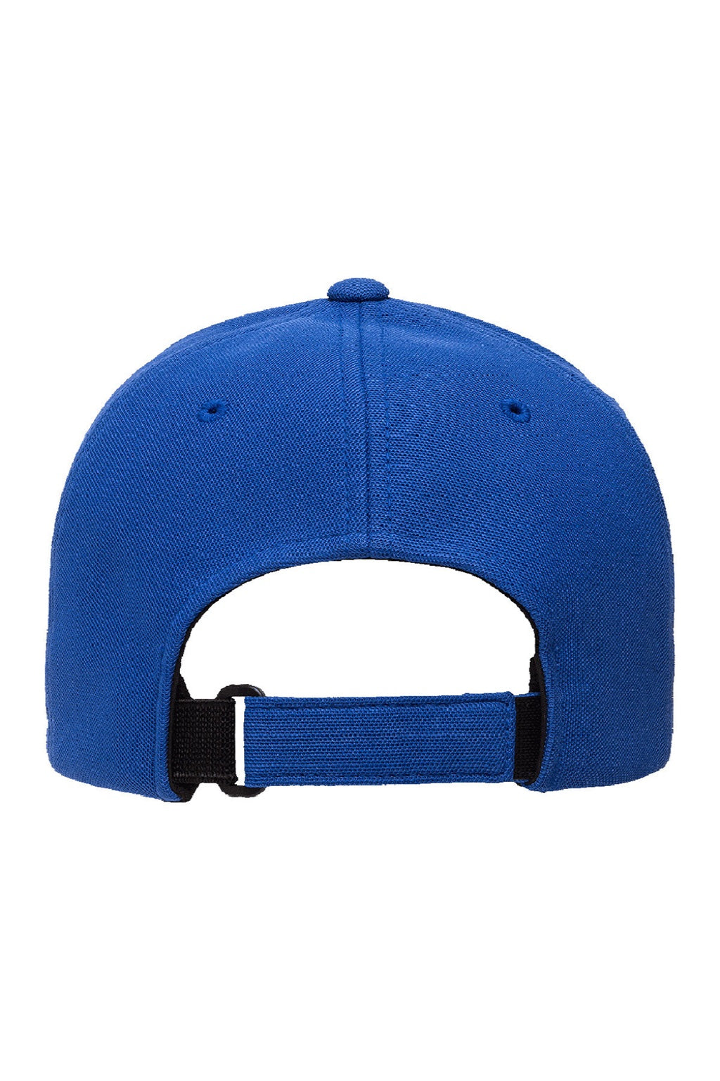 Flexfit Hats 110P Mens Cool & Dry Moisture Wicking Adjustable Hat Royal Blue Flat Back