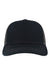 Atlantis Hats RAPPER Mens Sustainable Canvas Adjustable Hat Navy Blue/Dark Grey Flat Front