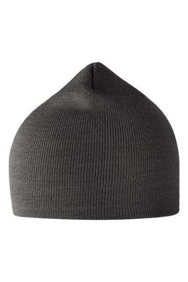 Atlantis Hats MOOVER Mens Sustainable Beanie Dark Grey Flat Front