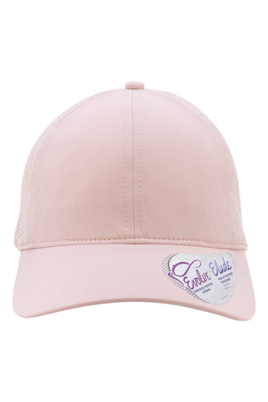 Infinity Her Hats GABY Womens Perforated Performance Adjustable Hat Dusty Pink/Floral Flat Front