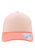 Infinity Her Hats ROSIE Womens Foam Adjustable Trucker Hat Dusty Pink/Pink/Peachy Pink/Butterfly Flat Front