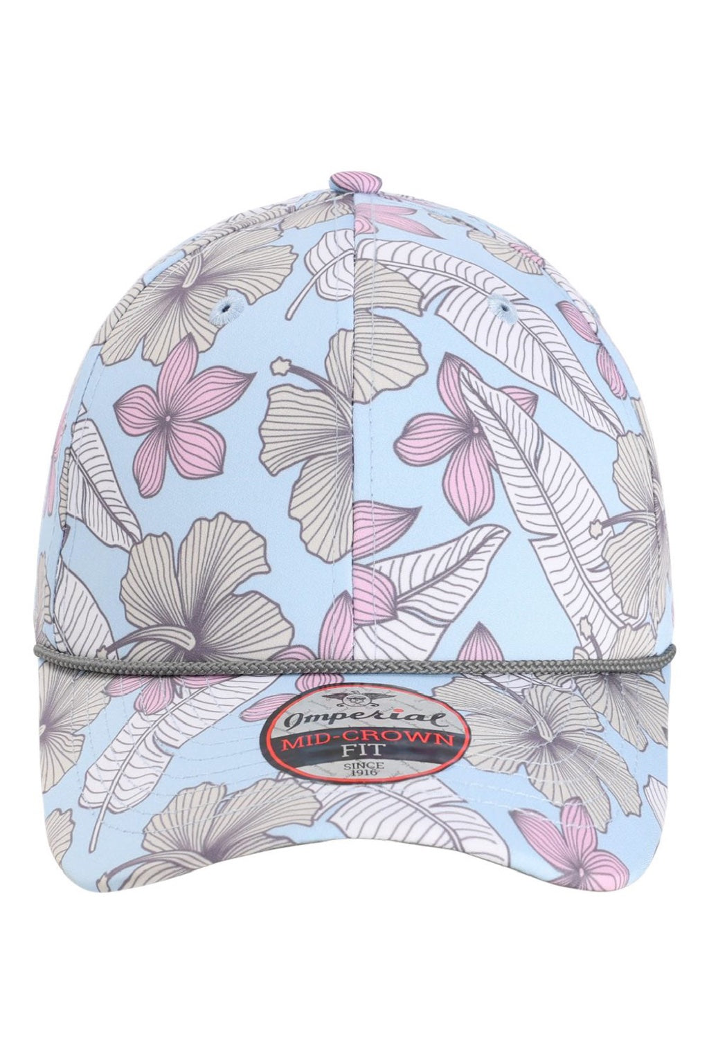 Imperial Hats 5058 Mens The Outtasite Adjustable Hat Light Blue Flat Front