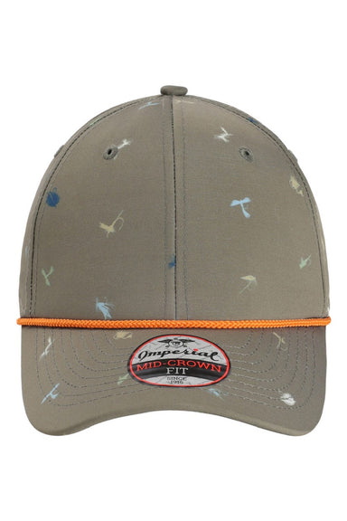 Imperial Hats 5058 Mens The Outtasite Adjustable Hat Olive Green Flat Front