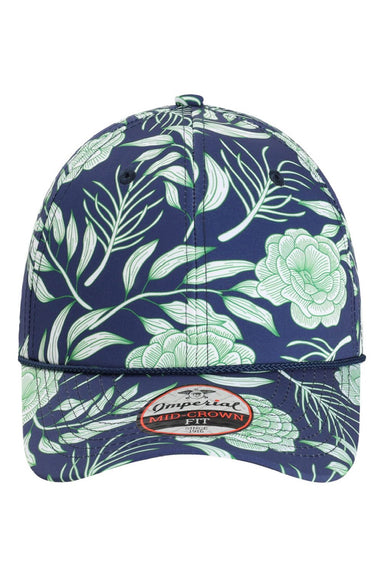 Imperial Hats 5058 Mens The Outtasite Moisture Wicking Adjustable Hat True Navy Blue Flat Front