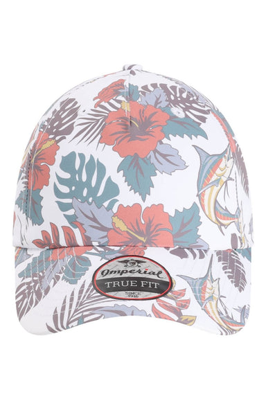 Imperial Hats 4072 Mens The Easy Read Adjustable Hat Whitewash Flat Front