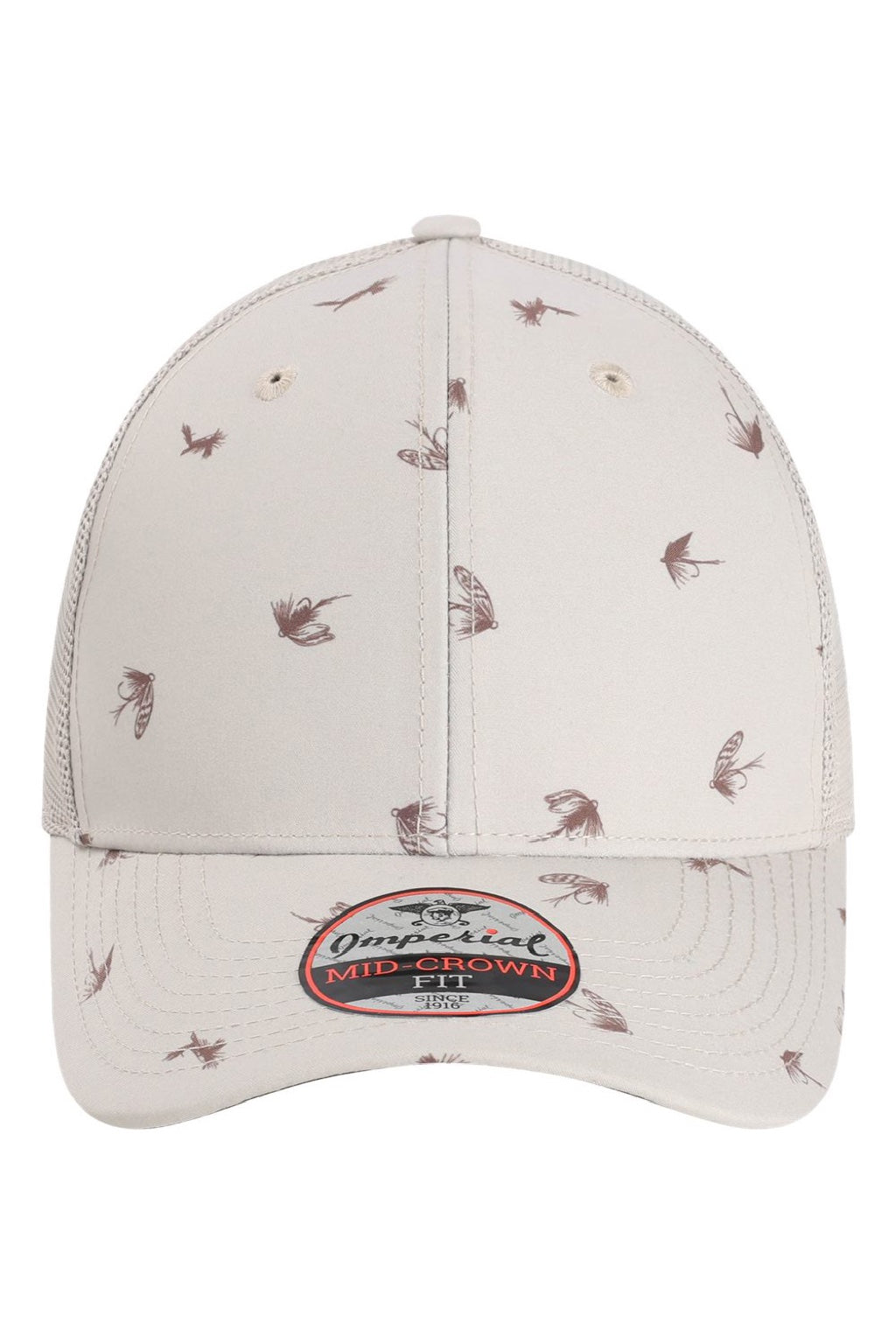 Imperial Hats 4074 Mens The Passenger Side Adjustable Hat Khaki Flat Front