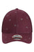Imperial Hats 4074 Mens The Passenger Side Adjustable Hat Maroon Flat Front